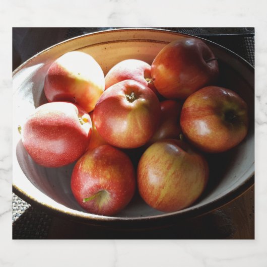 Apple Chorus Sparkling Wijnetiket (Enkel label)