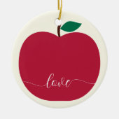 Apple Christmas Tree Ornament (Voorkant)