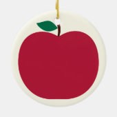 Apple Christmas Tree Ornament (Achterkant)