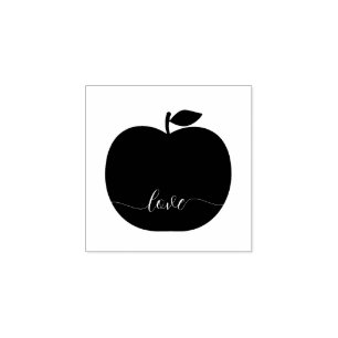 Apple Christmas Tree Ornament Rubberstempel