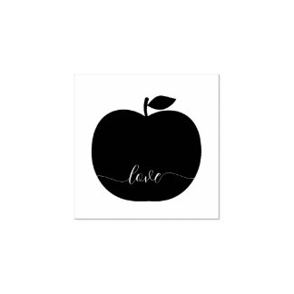 Apple Christmas Tree Ornament Rubberstempel