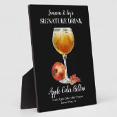 Apple Cider Bellini • PERSONALISEER deze drank Fotoplaat (Zijkant)
