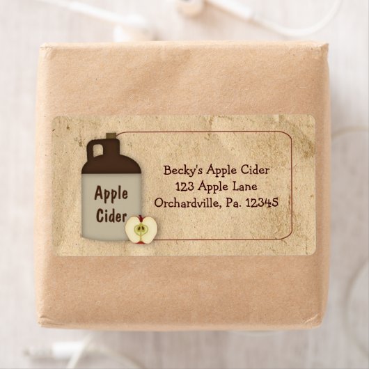 Apple Cider Business Label (Insitu)