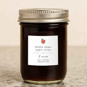 Apple Cider Butter Jelly Jam Labels