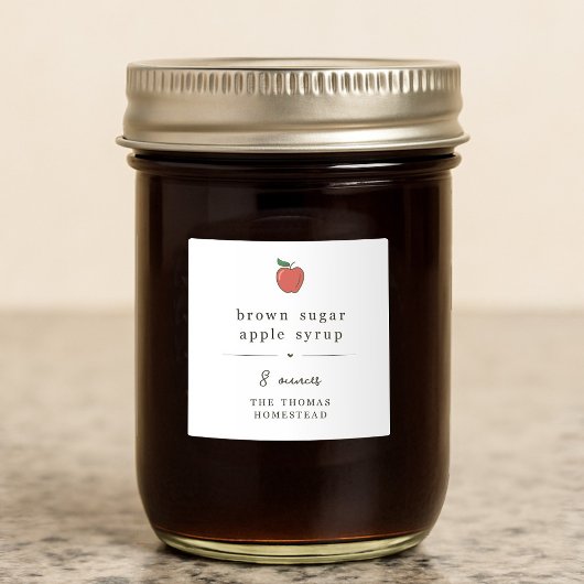 Apple Cider Butter Jelly Jam Labels