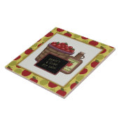 Apple Cider cartoon keuken tegel Tegeltje (Zijkant)