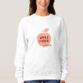 Apple Cider Dames T-Shirt – Minimalistische Herfst (Voorkant)