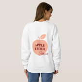 Apple Cider Dames T-Shirt – Minimalistische Herfst (Achterkant volledig)