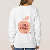 Apple Cider Dames T-Shirt – Minimalistische Herfst (Achterkant)