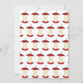 Apple Cider Festival Orchard Donuts Autumn Harvest Kaart (Achterkant)