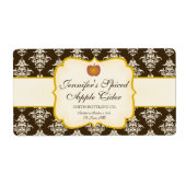 Apple cider flesetiket etiket (Voorkant)