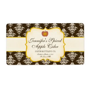 Apple cider flesetiket etiket