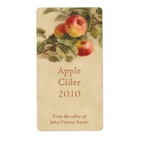 Apple cider flessetiket