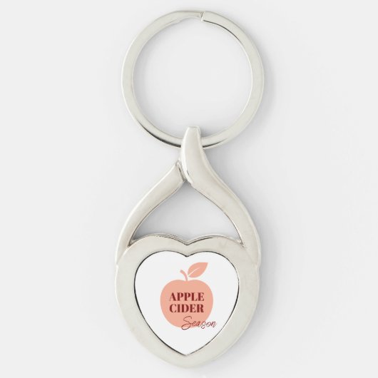 Apple Cider Metalen Sleutelhanger (Voorkant)