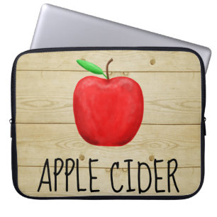 Apple Cider Red Apple Laptop Sleeve