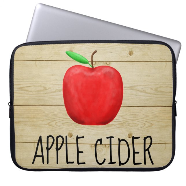 Apple Cider Red Apple Laptop Sleeve (Voorkant)