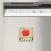 Apple Cider Red Apple Magneet (Insitu (Vaatwasser))
