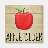 Apple Cider Red Apple Magneet (Voorkant)