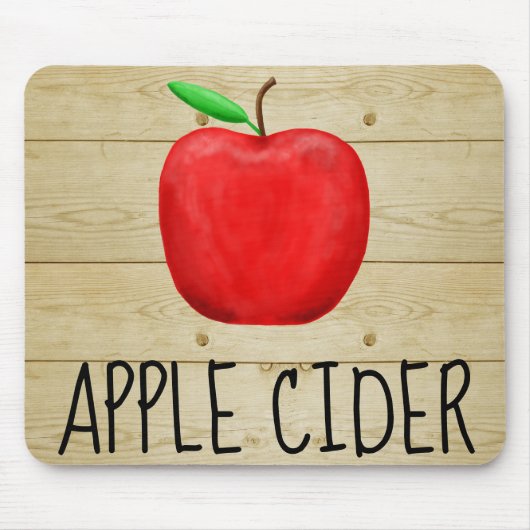 Apple Cider Red Apple Muismat (Voorkant)