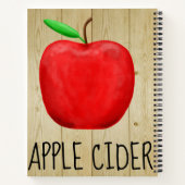 Apple Cider Red Apple Notitieboek (Achterkant)