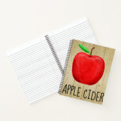 Apple Cider Red Apple Notitieboek (Binnen)