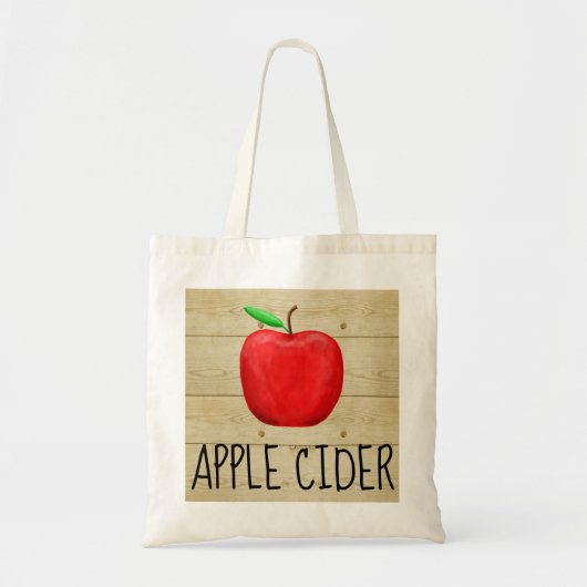 Apple Cider Red Apple Tote Bag (Voorkant)