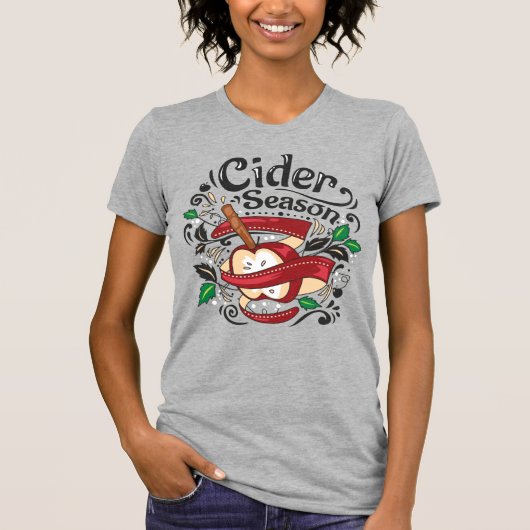 Apple Cider Season, grafische illustratie T-shirt (Voorkant)