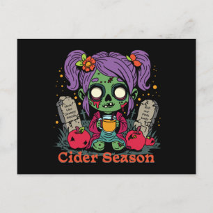 Apple Cider Seizoen Zombie Briefkaart