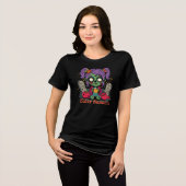 Apple Cider Seizoen Zombie Tri-Blend Shirt (Voorkant volledig)