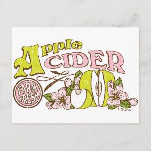 Apple Cider Sign Briefkaart