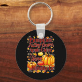 Apple Cider Warme Dekens Verlaat Herfst Halloween  Sleutelhanger (Voorkant)