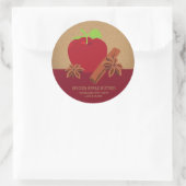 Apple Cinnamon Anise zelfgemaakt Ronde Sticker (Tas)