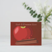 Apple Cinnamon Briefkaart (Staand voorkant)