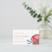 Apple Cinnamon Herfst of Winter Bakery Food Visitekaartje (Staand voorkant)