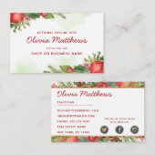 Apple Cinnamon Herfst of Wintervakantie Seizoensge Visitekaartje (Voorkant / Achterkant)