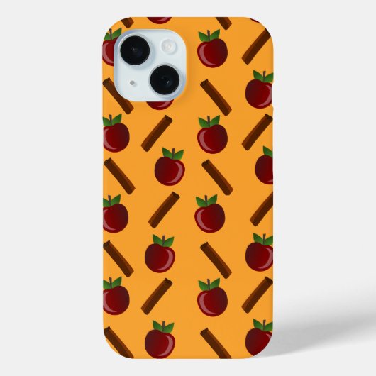 Apple Cinnamon Pattern Case-Mate iPhone Case (Achterkant)