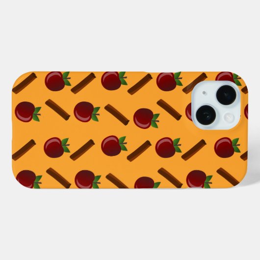 Apple Cinnamon Pattern Case-Mate iPhone Case (Achterkant (horizontaal))