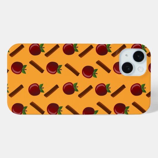 Apple Cinnamon Pattern Case-Mate iPhone Case (Achterkant (horizontaal))
