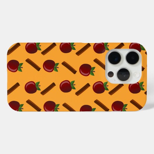 Apple Cinnamon Pattern Case-Mate iPhone Case (Achterkant (horizontaal))