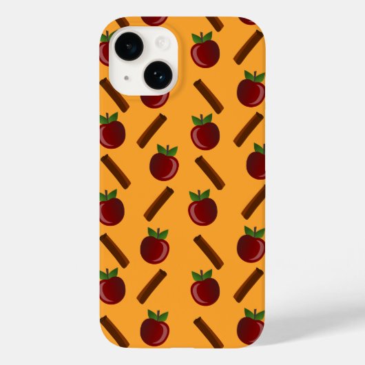 Apple Cinnamon Pattern Case-Mate iPhone Case (Achterkant)