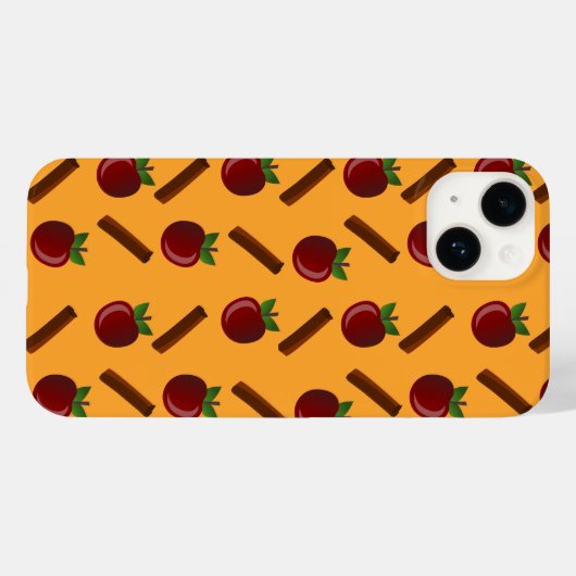 Apple Cinnamon Pattern Case-Mate iPhone Case (Achterkant (horizontaal))