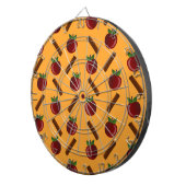 Apple Cinnamon Pattern Dartbord (Voorkant Rechts)