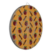Apple Cinnamon Pattern Dartbord (Voorkant Links)