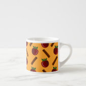 Apple Cinnamon Pattern Espresso Kop (Rechts)
