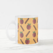 Apple Cinnamon Pattern Matglas Koffiemok (Links)