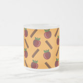 Apple Cinnamon Pattern Matglas Koffiemok (Center)
