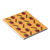 Apple Cinnamon Pattern Notitieblok (Schuin)