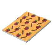 Apple Cinnamon Pattern Notitieblok (Linkerzijde)