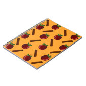 Apple Cinnamon Pattern Notitieboek (Linkerzijde)