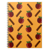 Apple Cinnamon Pattern Notitieboek (Voorkant)